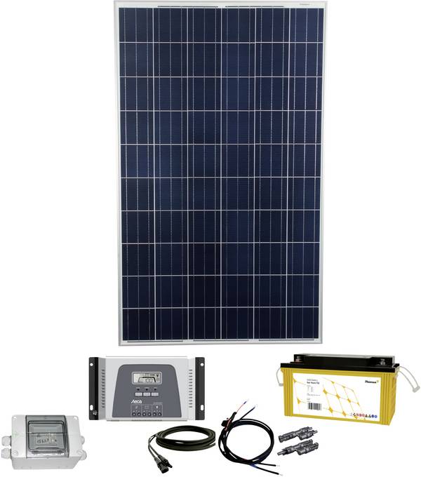 Phaesun Rise 600398 Zonne-energieset 1200 Wp Incl. laadregelaar