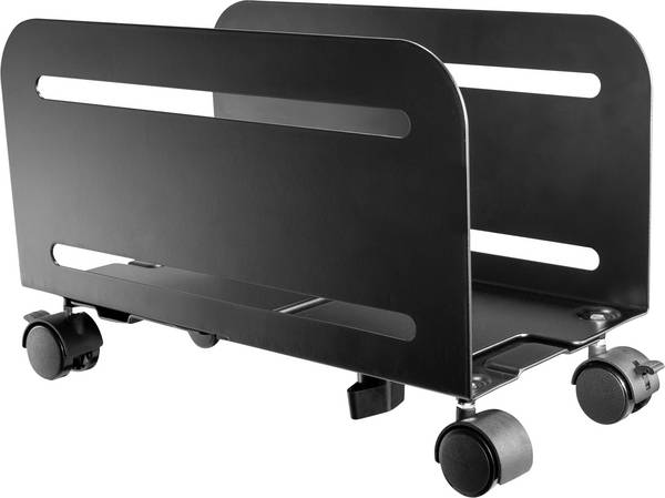 SpeaKa Professional SP-PCS-150 SP-9009204 PC-houder Bodem, Staand Zwart Belastbaar tot: 10 kg