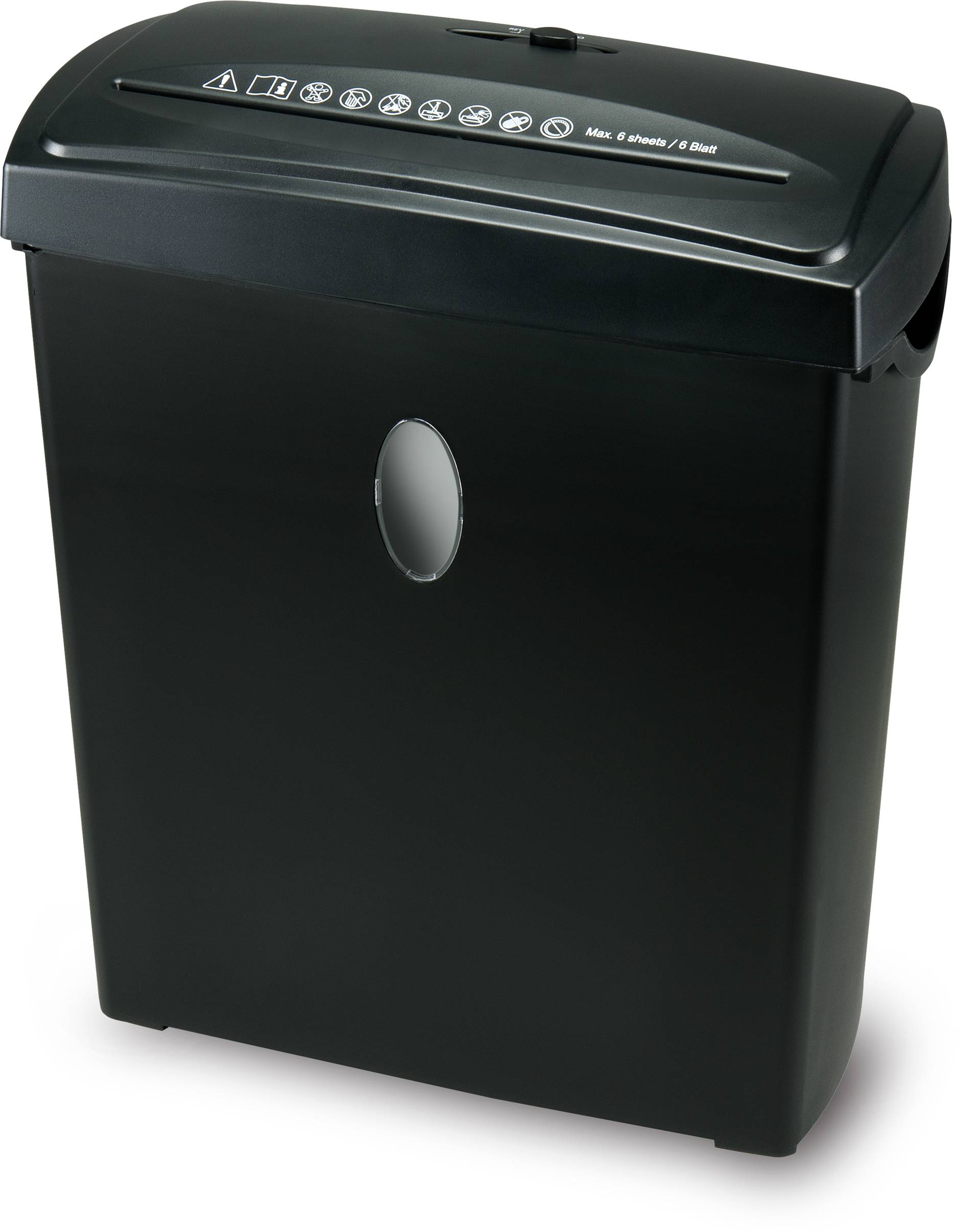 Renkforce RF-PPS-200 Behållare till dokumentförstörare Partikelsnitt 4 x 38 mm 11 l Antal sidor (max.): 6 Säkerhetsklass 4 Strimlar också Kreditkort, Gem