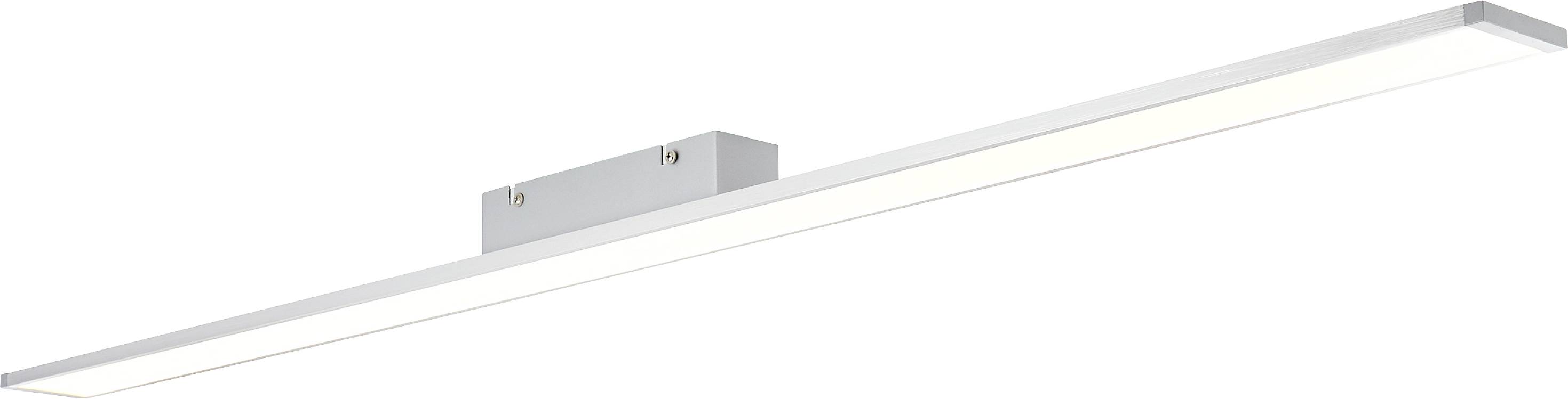 Een slanke, moderne LED-plafondspot in zilveren kleur, geschikt voor binnenverlichting. Ideaal voor minimalistische ruimteontwerpen.