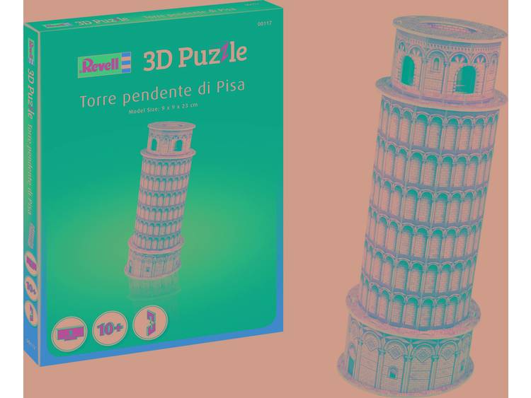 Revell 00117 Mini Schiefer Turm von Pisa 3D-puzzel