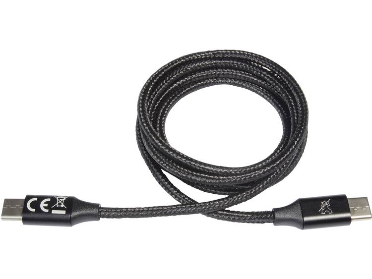 ProCar 52009000 Oplaadkabel USB-C-USB-C 2.0 Stroombelasting (max.): 3 A