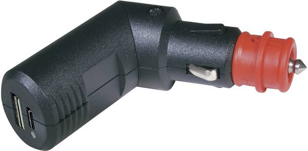 ProCar Winkelbarer Doppel USB-C/A Ladestecker 12 V/5V Haakse dubbele USB-C®/A laadstekker 12 V/5 V. Stroombelasting (max.): 3.6 A 12 V