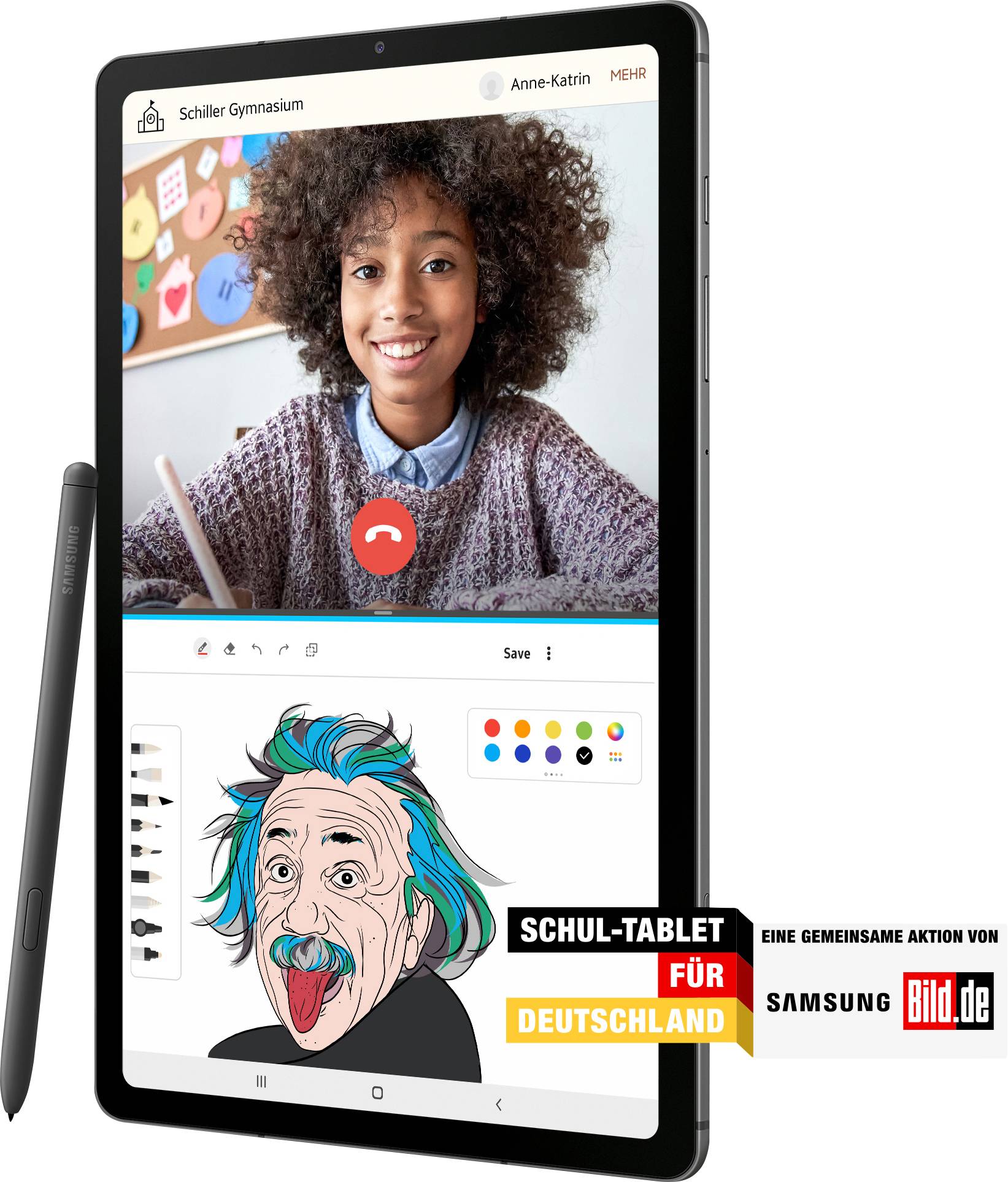 SAMSUNG Galaxy Tab S6 Lite LTE 64GB Blauw SM-P615NZBABTU-6