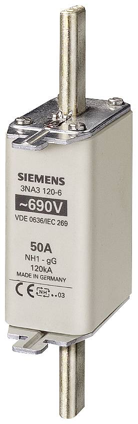 Siemens 3NA31406 Zekeringsinzetstuk Afmeting zekering : 1 200 A 690 V 3 stuk(s)