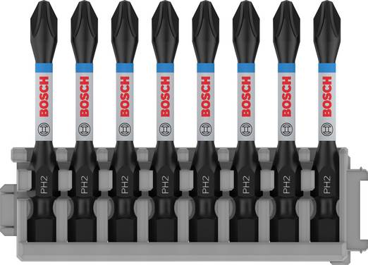 Bosch Accessories 2608522330 2608522330 Kruis-bit Aandrijving: 1/4" (6,3 mm) Uitvoering: Kruiskop Phillips PH 2 50 mm
