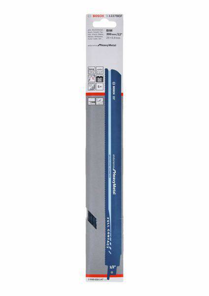 Bosch Reciprozaagbladen STAAL 300 BIM S1227BEF-1