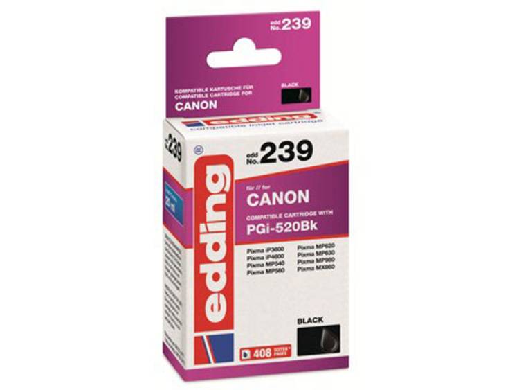 edding Inktpatroon vervangt Canon PGI-520BK