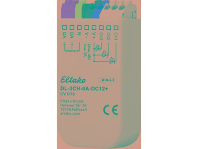 Eltako LED-dimmer DL-3CH-8A-DC12+ 3-kanaals Inbouw (in muur of meubel), Inbouw (in muur)