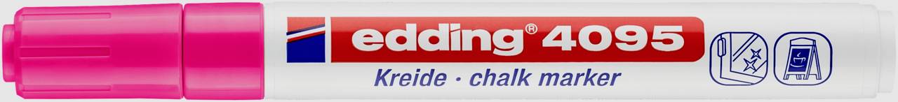 Edding 4095 Krijtmarker Neon-roze 4 mm, 15 mm-0