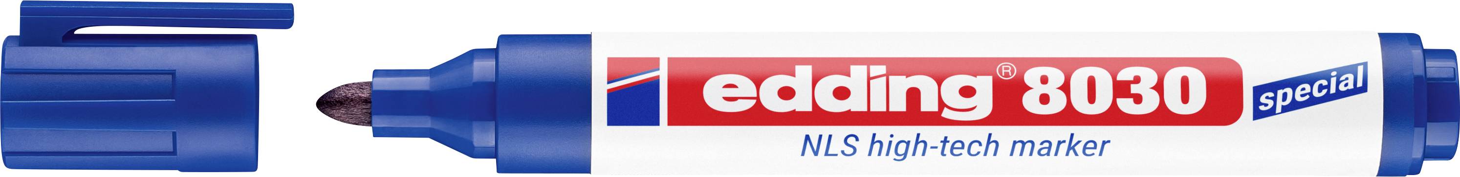 Edding 8030 NLS-marker High-Tech Blauw 1.5 mm, 3 mm