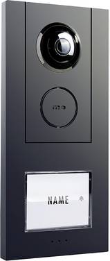 m-e modern-electronics VISTUS VD ALU-610 A Vistadoor/Vistus Buitenunit voor Accessoires voor deurintercom Kabelgebonden  Antraciet