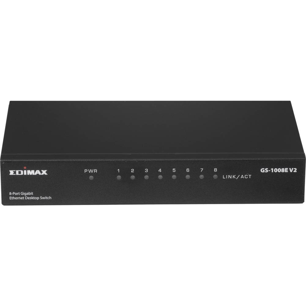 EDIMAX GS-1008E Netwerk switch RJ45 8 poorten 1 Gbit-s