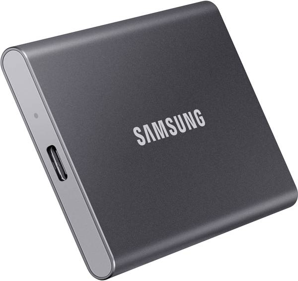 Samsung Portable T7 2 TB Externe SSD harde schijf USB-A 3.2 Gen 2 Grijs PC/Mac MU-PC2T0T/WW