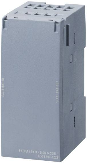 Grijs batterijmodule voor energieverbreding, verticaal gepositioneerd. Tekst op module: 'Battery Extension Module'.