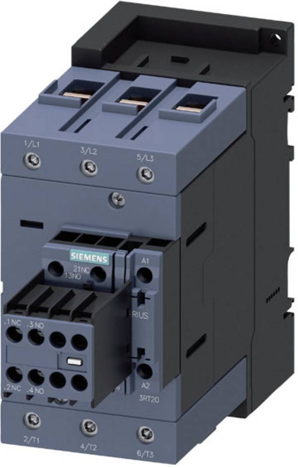 Siemens 3RT2045-1NF34 Contactor 2x NO, 2x NC 142 kW 1000 V 77 A Met varisator 1 stuk(s)