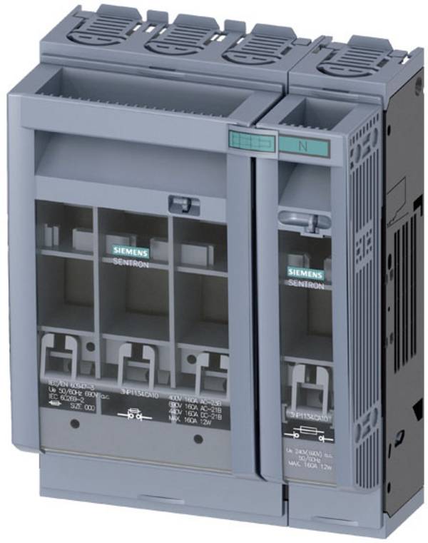 Siemens 3NP11341CA10 Lastscheidingsschakelaar voor zekering   Afmeting zekering : 00  160 A  690 V/AC, 440 V/DC 1 stuk(s)