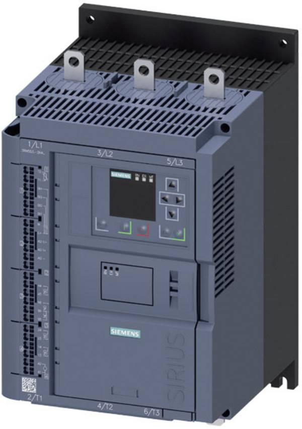 Siemens 3RW5535-2HA06 3RW55352HA06 Softstarter Motorvermogen bij 400 V 75 kW Motorvermogen bij 230 V 37 kW 200 V, 690 V Nominale stroom 143 A