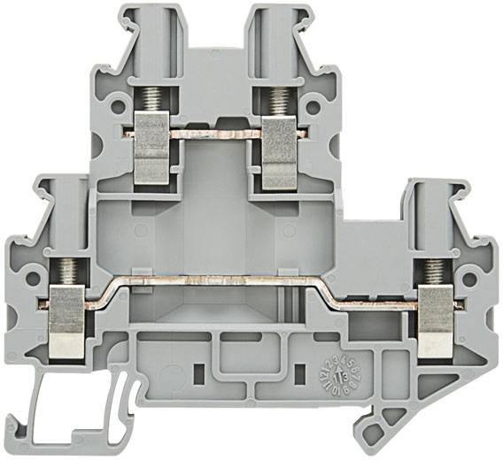 Siemens 8WH10205LF00 Klem 2-etages Schroeven Grijs 50 stuk(s) Piece