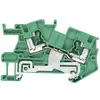 Siemens 8WH60010CG07 PE-doorgangsklem 6.2 mm Steekklem Groen-geel 50 stuk(s) Piece