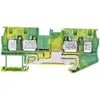 Siemens 8WH60040CG07 PE-doorgangsklem 6.2 mm Steekklem Groen-geel 50 stuk(s)