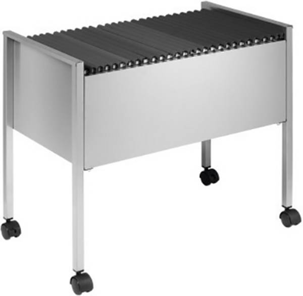 Duurzame Economy Hangmappenwagen 80 A4 tijdschrifthouder 1 schappen Zilver