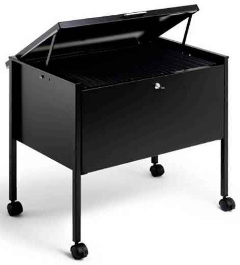 Duurzame en voordelige hangmappenwagen 80 A4 TOP zwart-6