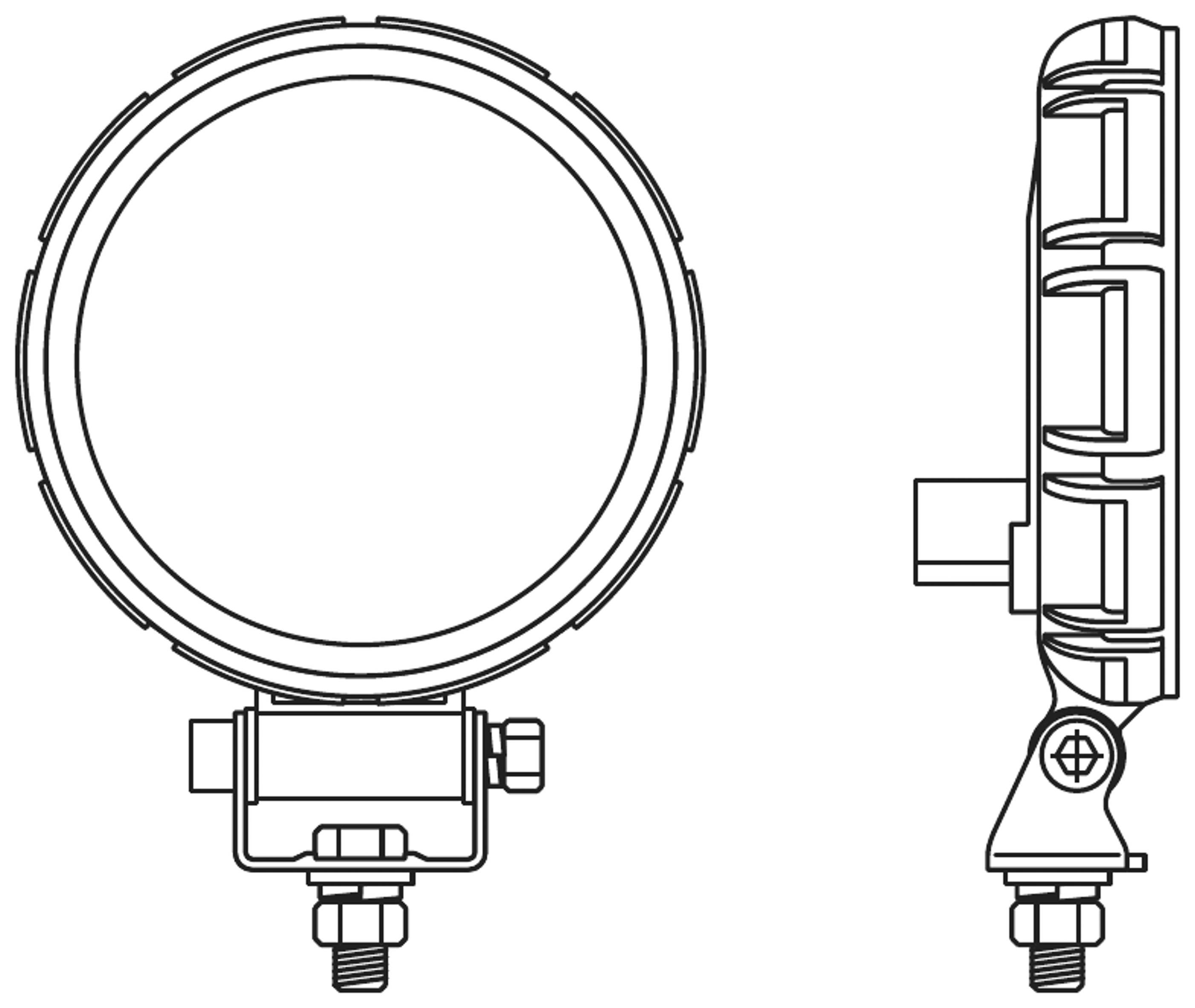 Osram Achteruitrijlamp LED 15W voor 12V/24V Voertuigen REVERSING VX120R-WD-25