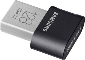 Conrad Samsung FIT Plus USB-stick 128 GB Zwart MUF-128AB/APC USB-A 3.2 Gen 2 aanbieding