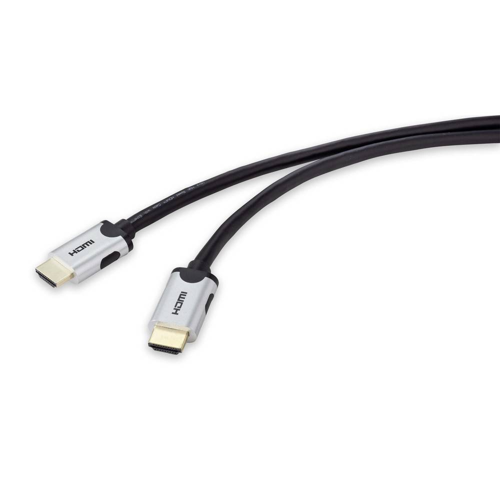 SpeaKa Professional HDMI Aansluitkabel HDMI-A stekker, HDMI-A stekker 3.00 m Zwart SP-9063176 Ultra HD (8K) HDMI-kabel
