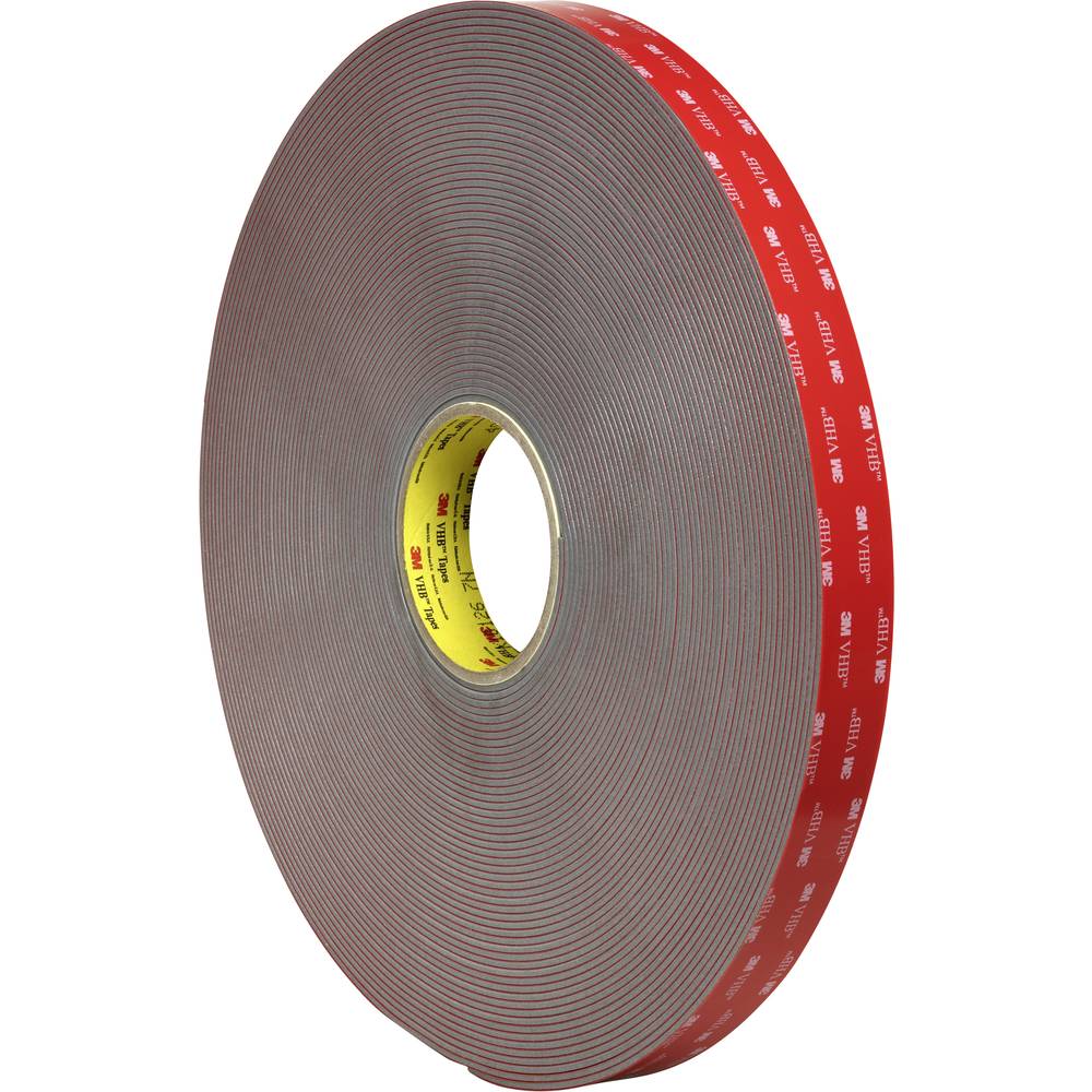 3M 49912516 49912516 Dubbelzijdige tape Grijs (l x b) 5.5 m x 19 mm 1 stuk(s)