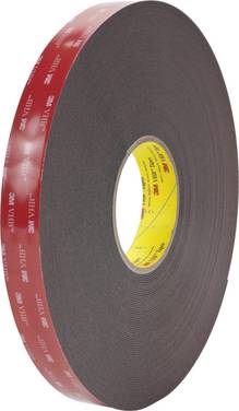 3M  5962F/1933 Dubbelzijdige tape  Zwart (l x b) 33 m x 19 mm 1 stuk(s)