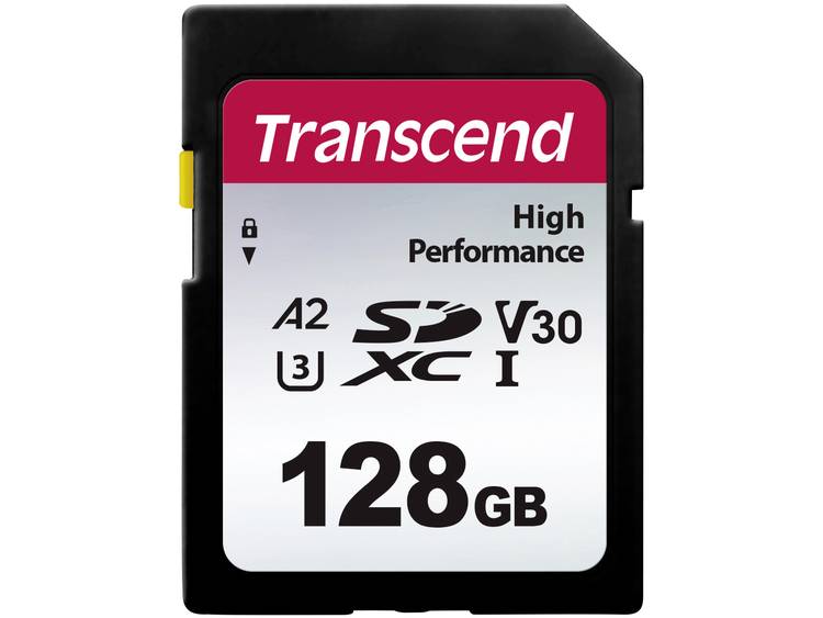 Transcend 330S SDXC-kaart 128 GB Class 10, UHS-I, UHS-Class 3 A2-vermogensstandaard
