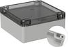 TRU COMPONENTS TC-9065464 Outdoorbehuizing 122 x 120 x 55 Polycarbonaat Grijs-wit (RAL 7035) 1 stuk(s)