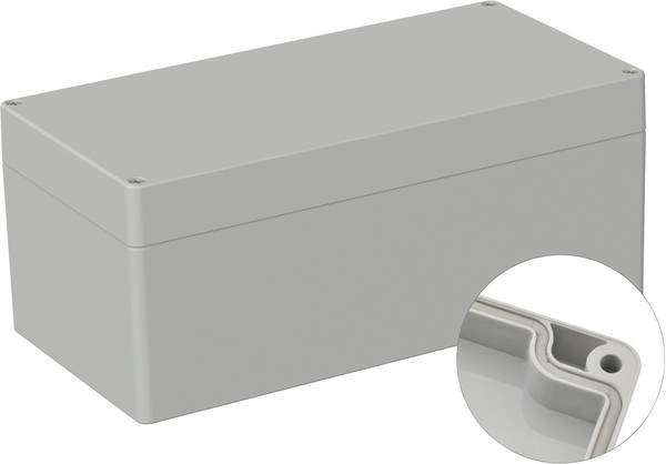 TRU COMPONENTS  TC-9065556 Outdoorbehuizing 240.5 x 120 x 100.5  Polycarbonaat  Grijs-wit (RAL 7035) 1 stuk(s)