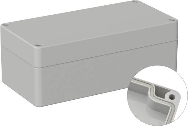 TRU COMPONENTS  TC-9065628 Industriële behuizing 160 x 80 x 60  ABS  Grijs-wit (RAL 7035) 1 stuk(s)