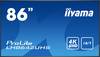 Iiyama PROLITE LH8642UHS-B1 Digital Signage display Energielabel: G (A - G) 217.4 cm (85.6 inch) 3840 x 2160 Pixel 18/7 Android, Geïntegreerde mediaplayer, Geïntegreerde luidspreker