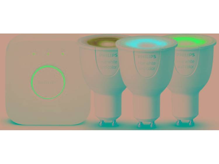 Philips Hue White and Color Ambiance Starter Kit | 3x GU10 plus dimmer