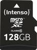 Intenso Intenso - Flash-Speicherkarte (microSDXC-an-SD-Adapter inbegriffen) microSDXC-kaart 128 GB Class 10 Incl. SD-adapter