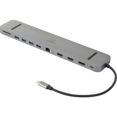 Renkforce RF-DKS-620 USB-C laptopdockingstation  Geschikt voor merk: Universeel, Apple MacBook Incl. laadfunctie