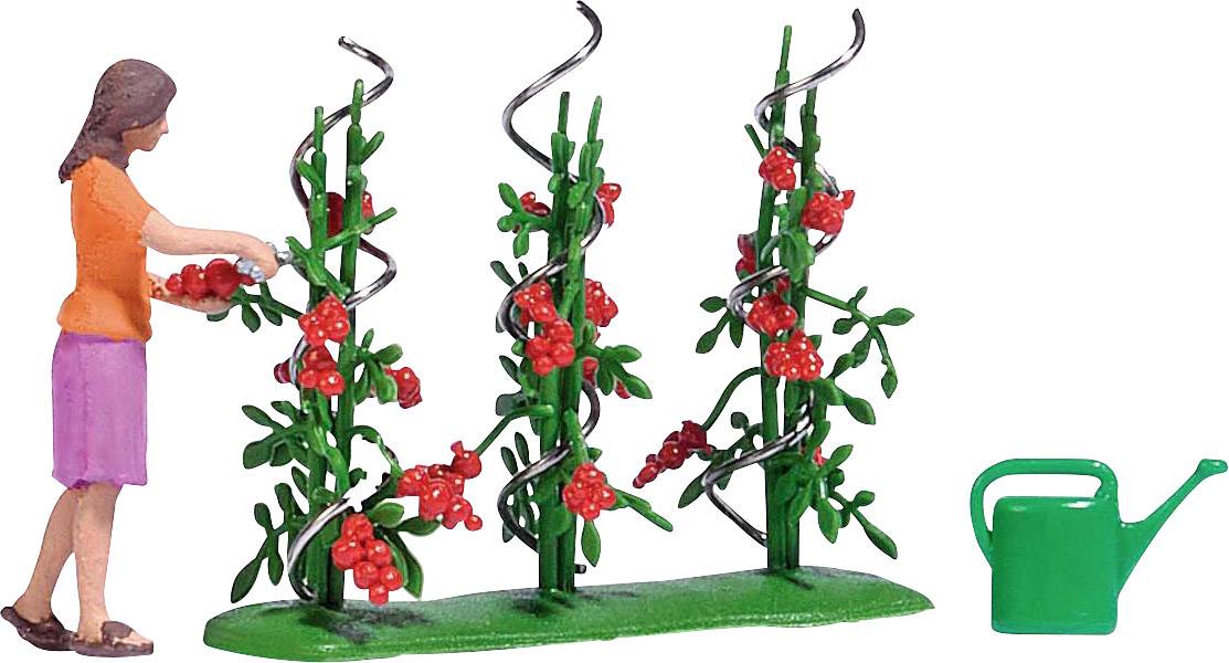 Busch 7876 H0 Tomatenoogst figuren Geverfd
