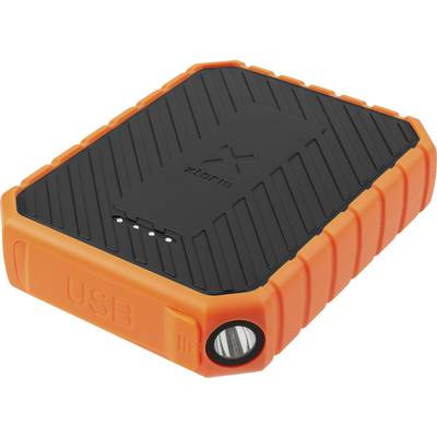 Xtorm by A-Solar Rugged 10000 Powerbank 10000 mAh Quick Charge 3.0, Power Delivery LiPo USB-A, USB-C Oranje, Zwart Outdo