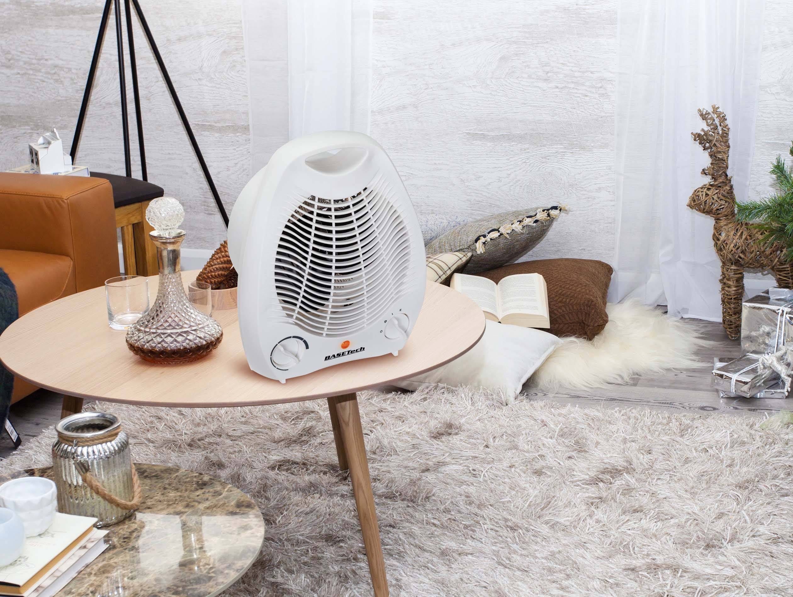 Basetech 3in1 Ventilatorkachel 16 m² Wit-4