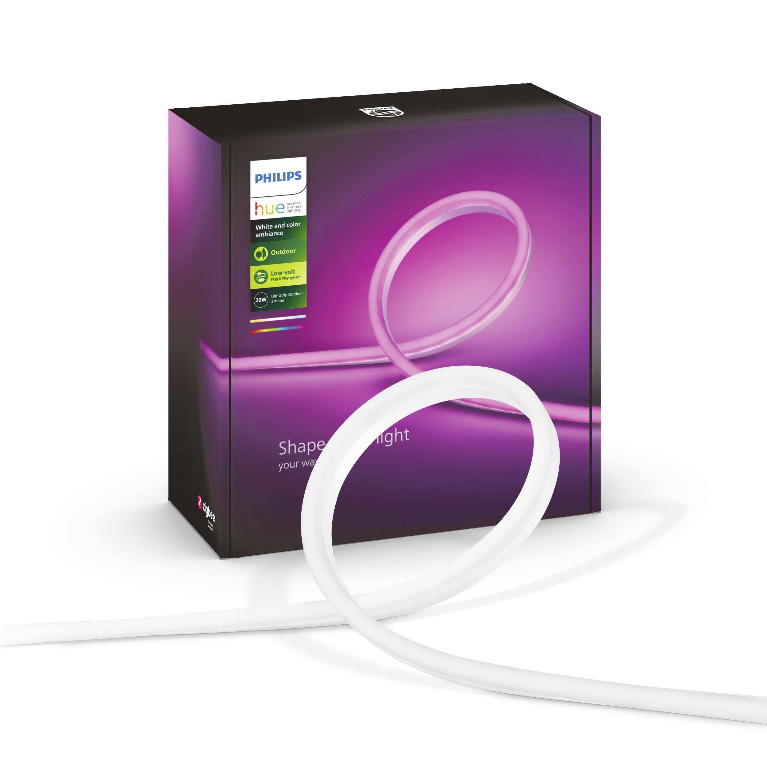 Philips LED Hue LED-strip 70983900 Lightstrip Outdoor LED vast ingebouwd 19 W Warmwit-3