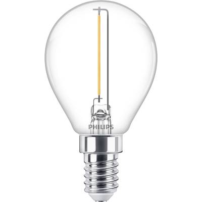 Dapperheid Vervullen kwartaal Philips Lighting 76423400 LED-lamp Energielabel F (A - G) E14 Kogel 1.4 W = 15  W Warmwit (Ø x l) 4.5 cm x 8 cm 1 stuk(s kopen ? Conrad Electronic