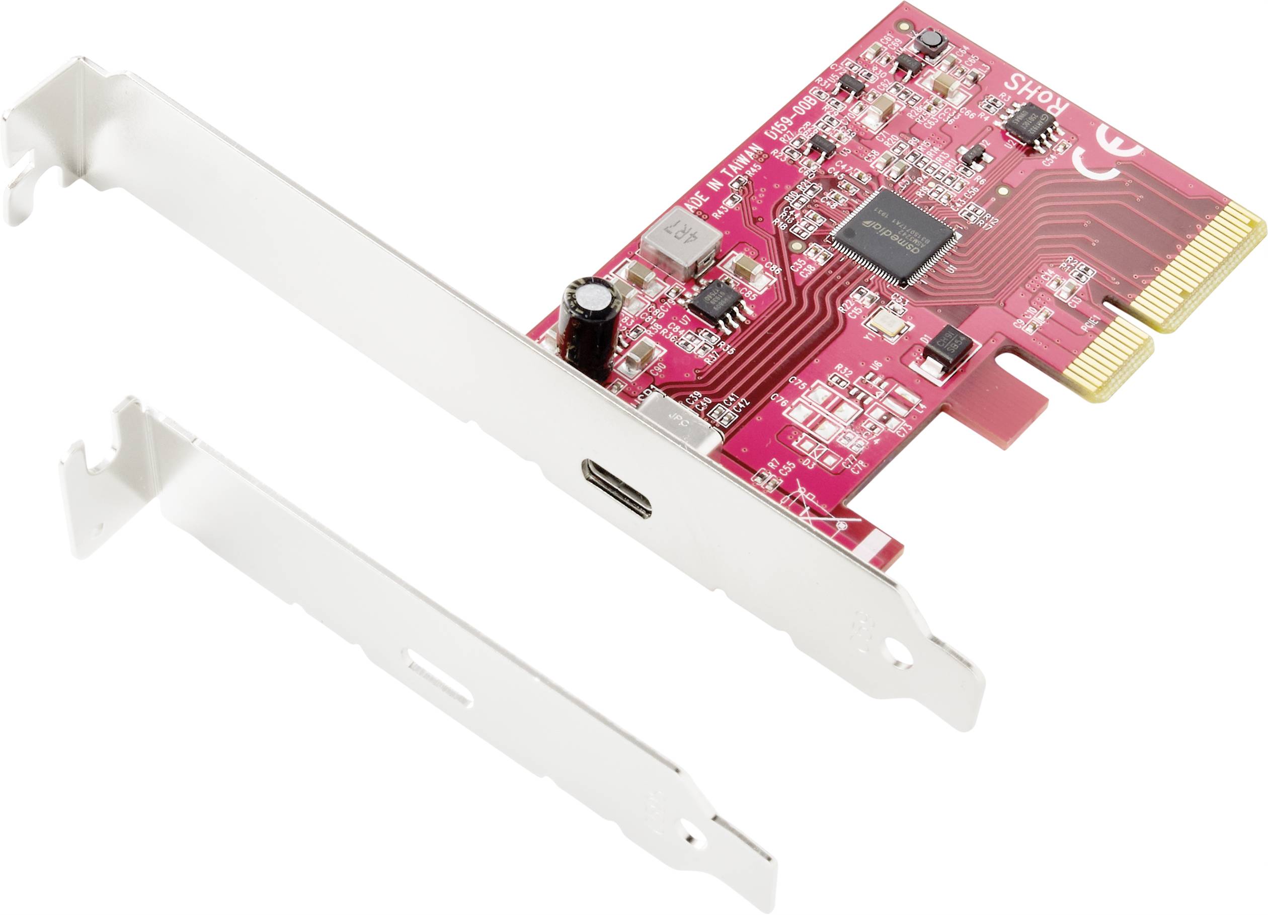 Renkforce Renkforce 1 Port USB 3.2 Gen 2x2-kontrollerkort USB-C® USB 3.2 (Gen 2) PCIe x4