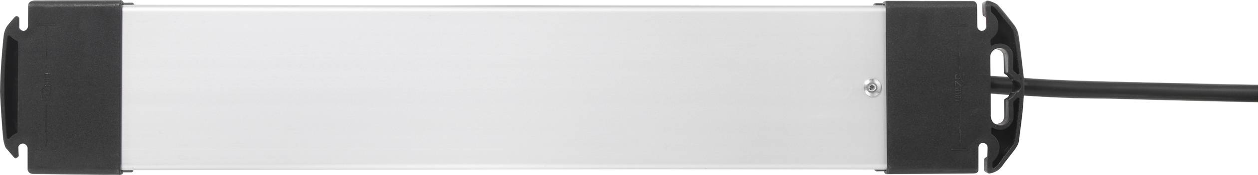 Sygonix SY-4538260 Stekkerdoos met schakelaar 6-voudig Zwart, Zilver Randaarde stekker 1 stuk(s)-2