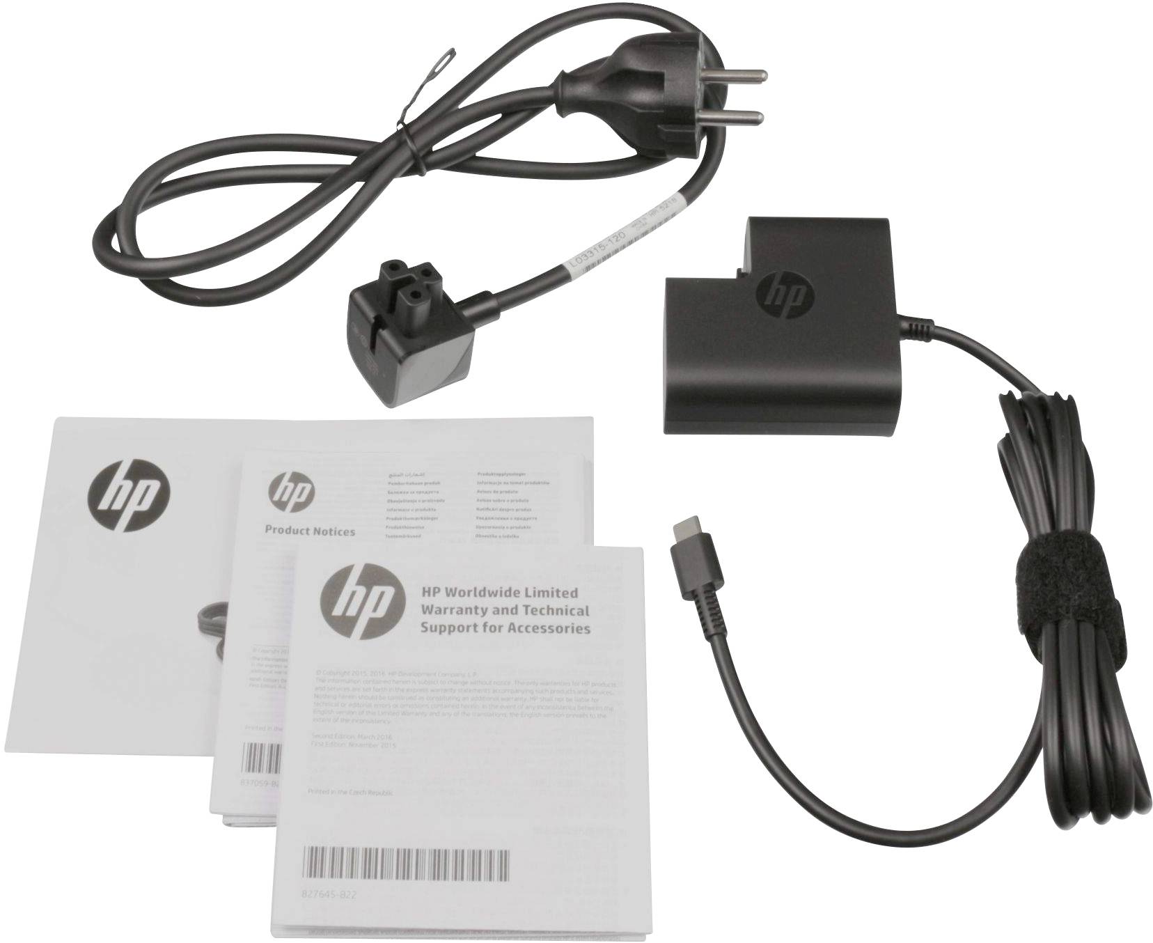 HP 860210-850, 1HE07AA#ABB, L30756-001, 918338-001 Laptop netvoeding 45 W 20 V 2.25 A