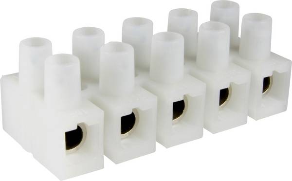 Adels-Contact 128205 Kroonsteen Flexibel: 0.5-16 mm² Massief: - Aantal polen: 5 40 stuk(s) Natuur