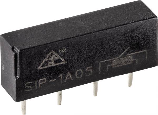 TRU COMPONENTS SIP1A05 Reedrelais 1x NO 5 V/DC 0.5 A 10 W SIP-4